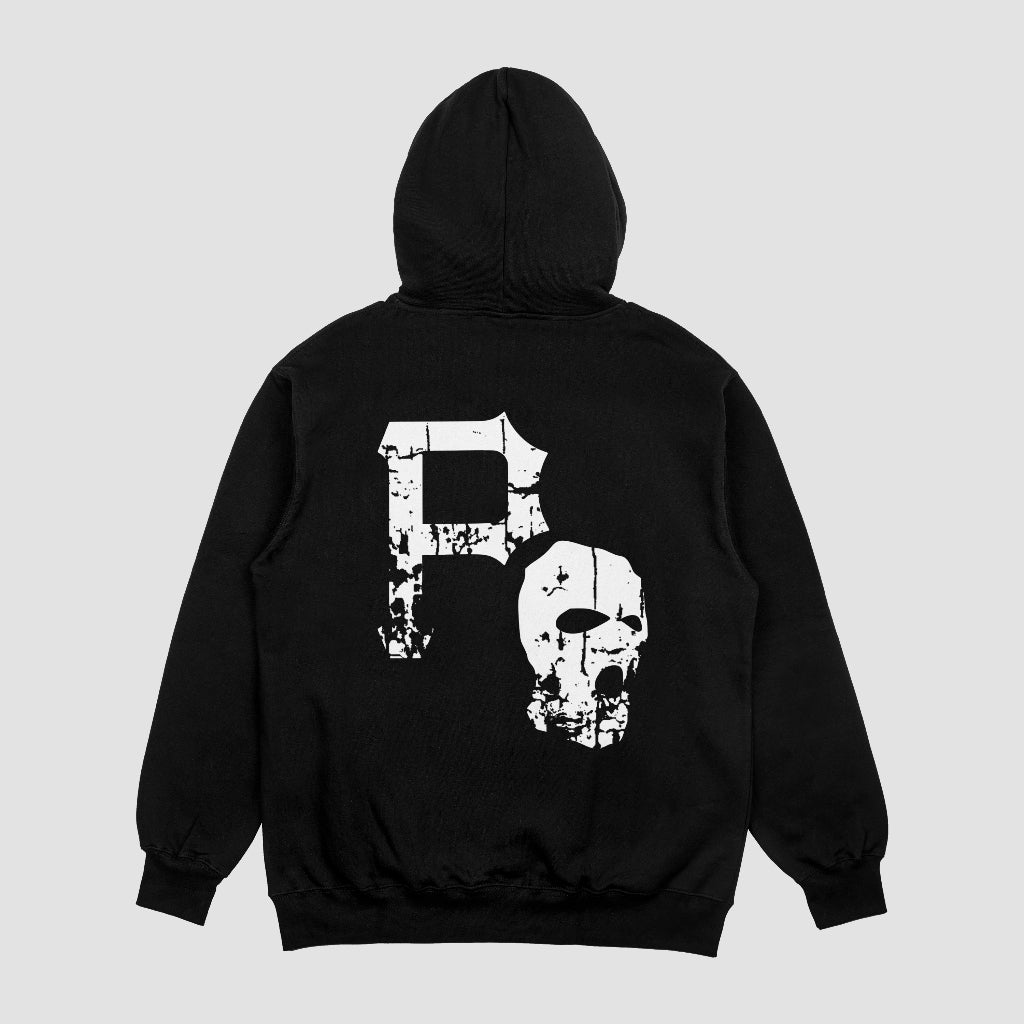 Playaz Only ski-mask hoodie