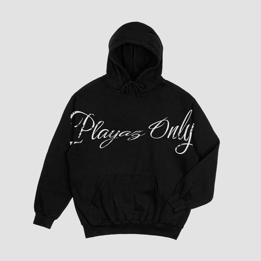 Playaz Only ski-mask hoodie